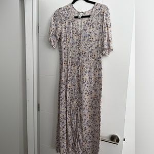 H&M Tea Dress Lilac Print